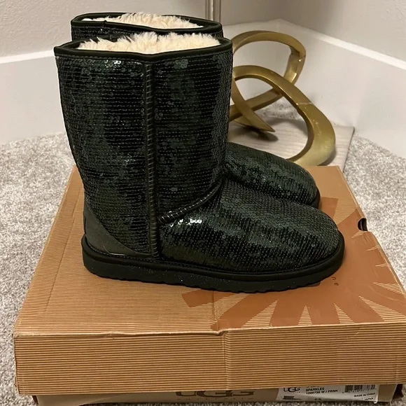 UGG Shoes Hunter Green Sequence Ugg Boot Poshmark